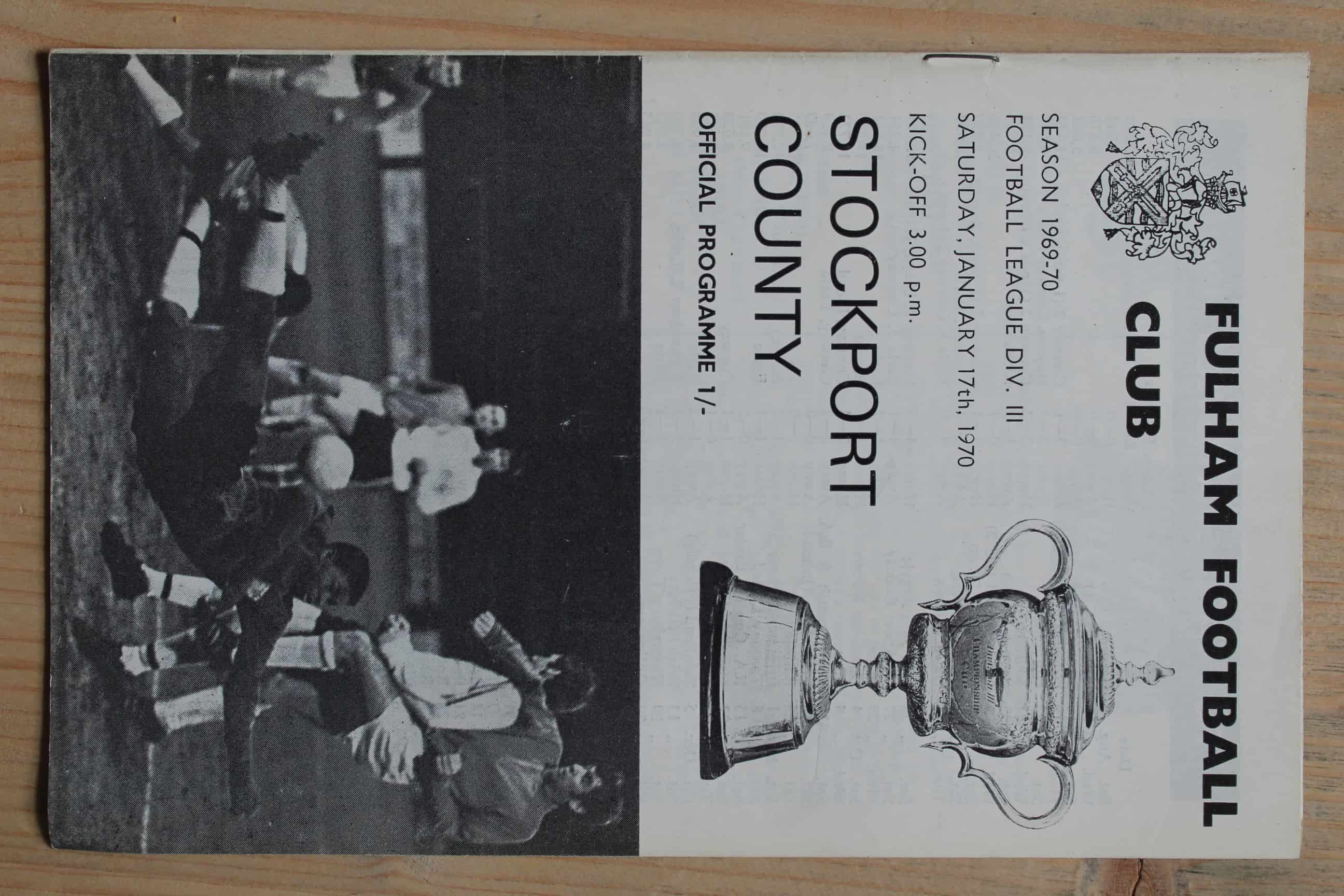 Fulham FC v Stockport County FC